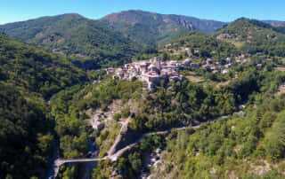 Antraigues-sur-Volane and the Jean-Ferrat house